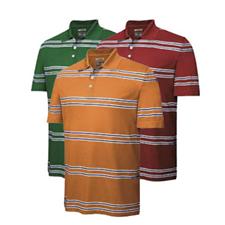 GolfBalls : Adidas ClimaCool Repeat Double Bar Polo : Golf equipment & accessories > Clothing > Adidas