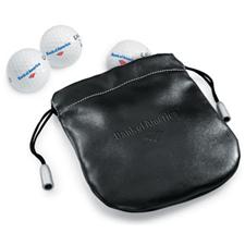 Callaway Golf Six-Ball Deluxe Leather Pouch