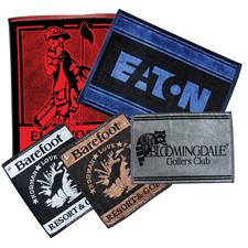 Logo Golf Woven Performance Logo Golf Towel-Standard Size