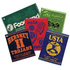 Logo Golf Woven Cotton Logo Golf Towels - Standard Size