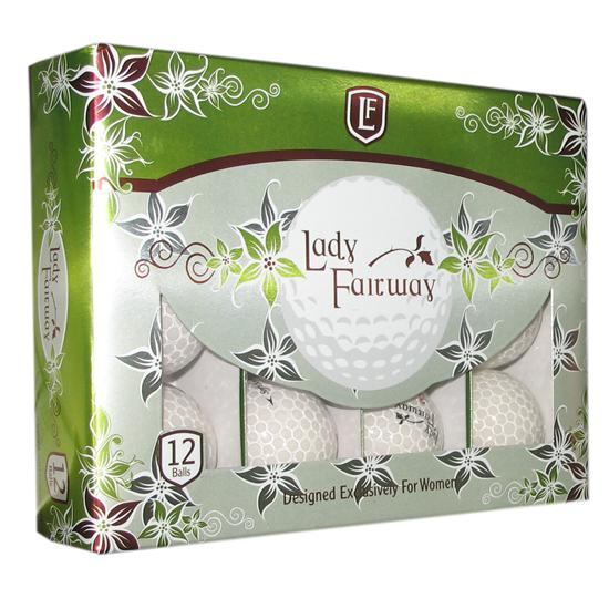 Lady Fairway Soft Spin Golf Balls - Clear