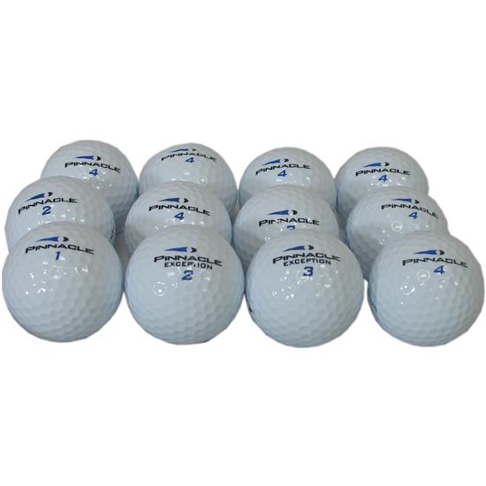 Pinnacle Exception Mixed Model Golf Balls Logo Overruns