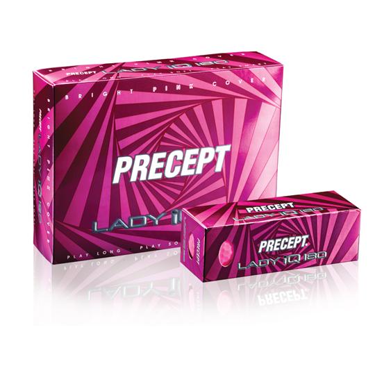 Precept Lady iQ 180 Golf Balls - Pink