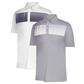 Adidas Men's ClimaCool Dash Stripe Print Engineered Polo