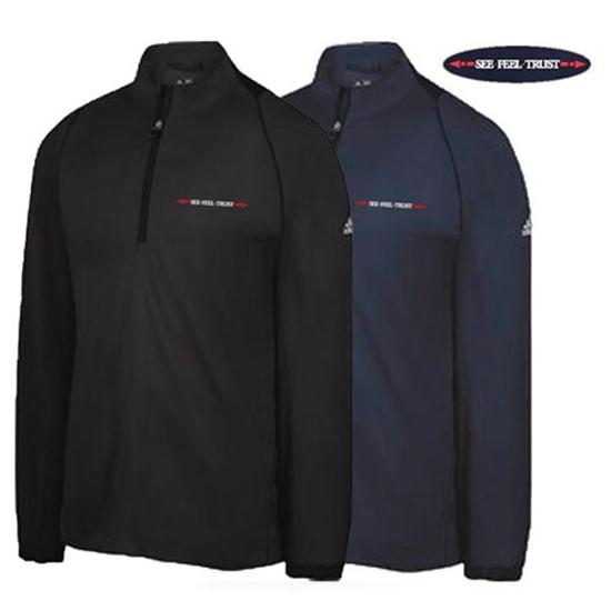 Adidas Men's Climaproof Halfzip Linear See Feel Trust Windshirt