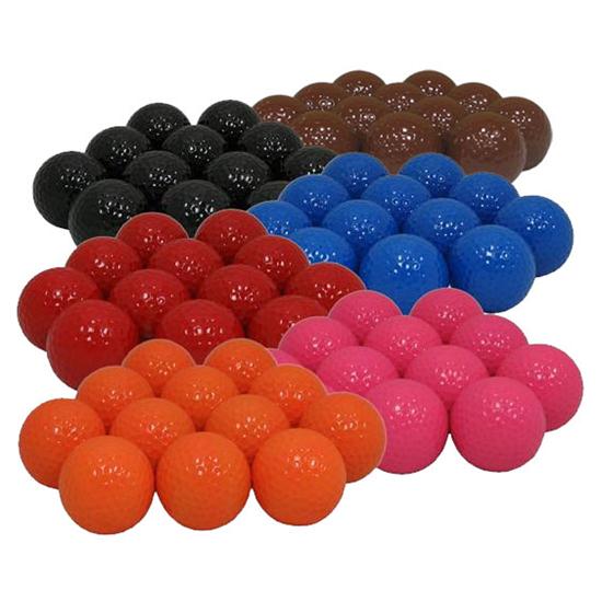 Blank Brown Golf Balls