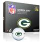 Bridgestone Green Bay Packers NFL Golf Balls