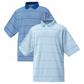FootJoy Men's Birds Eye Jacquard Jersey Pinstripe Shirt- 2012