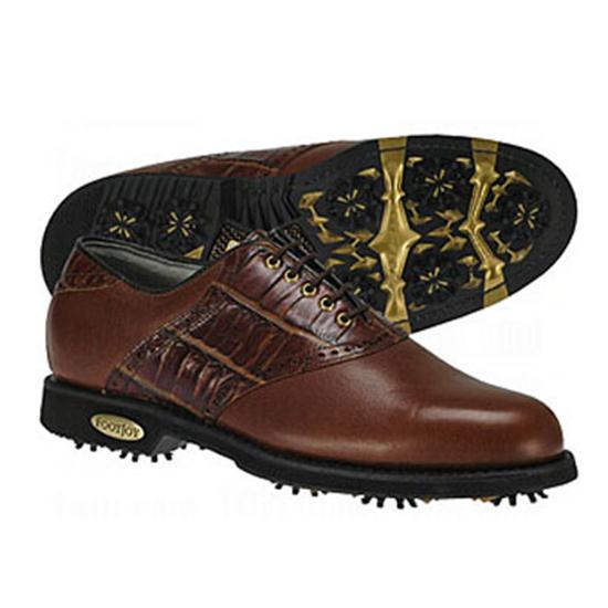 FootJoy Men's Classic Tour Dotted Croc Golf Shoes