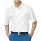 Greg Norman Men's Grid Printed Polo