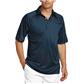 Greg Norman Men's ML75 Solid Textured Piecing Polo