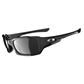 Oakley Fives Squared Polarized Sunglasses - Polished Black Frame - Black Iridium Polarized Lens