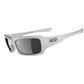 Oakley Fives Squared Sunglasses - Polished White Frame - Black Iridium Lens