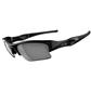 Oakley Flak Jacket XLJ Polarized Sunglasses - Jet Black Frame - Black Iridium Polarized Lens