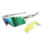 Oakley Radarlock Path Sunglasses - Polished White Frame - Jade Iridium and Yellow Vented Lens