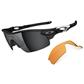 Oakley Radarlock Pitch Sunglasses - Polished Black Frame - Black Iridium Lens