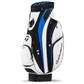 Taylor Made San Clemente Cart Bag - White/Black/Blue/Charcoal