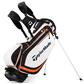 Taylor Made Stratus Stand Bag - White/Black/Orange