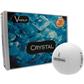 V Golf Crystal Golf Balls - White