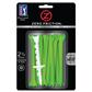 Zero Friction 2 3/4 Inch Golf Tees - Neon Green