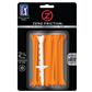 Zero Friction 2 3/4 Inch Golf Tees - Orange