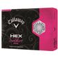 Callaway Golf HEX Solaire Pink Golf Ball for Women