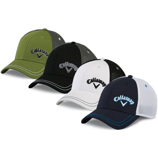 Callaway Golf Men's Twill Mesh Golf Hat Moss Green/Gray