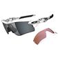 Oakley Radarlock Path Polarized Sunglasses - Matte White Frame - Gray and G40 Lenses