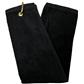 Tri-Fold Personalized Golf Towel - Black