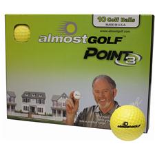 Almost Golf 10 Ball Trial Pack - Yellow - Golf Balls