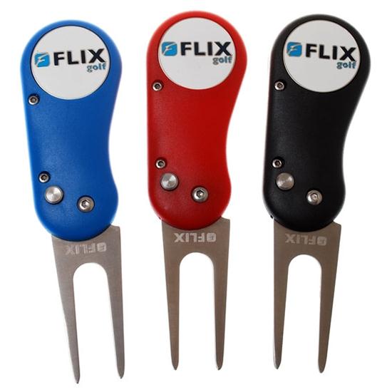 Logo Golf Flix Lite Divot Tool with Color Magic Ball Marker