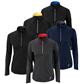 North End Custom Logo Subtle Contrast Color Half-Zip Jacket for Women