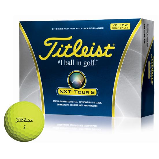 Titleist NXT Tour S Yellow Golf Balls