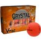 V Golf Crystal Golf Balls - Orange
