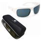 Callaway Golf Couture Sunglasses for Women with Custom Case - Pearl White Frame - Neox NX14 Lens