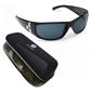 Callaway Golf Octane Sunglasses with Custom Case - Black Gloss Frame - Neox NX14 Lens