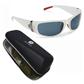 Callaway Golf Octane Sunglasses with Custom Case - White/Red Frame - Neox NX14 Lens