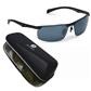 Callaway Golf Ponto Sunglasses with Custom Case - Black/Black Frame - Neox NX14 Lens