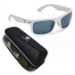 Callaway Golf Q School Sunglasses with Custom Case - White Frame - Neox NX14 Lens