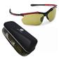 Callaway Golf RAZR Hyperlite Sunglasses with Custom Case - Black/Red Frame - Neox G22  Lens