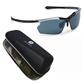 Callaway Golf RAZR Hyperlite Sunglasses with Custom Case - Black/Silver Frame - Neox NX14 Lens