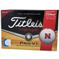 Titleist Personalized Pro V1 Collegiate Golf Balls - Nebraska Cornhuskers