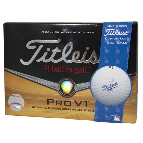 Titleist Prior Generation Pro V1 MLB Golf Balls Los Angeles Dodgers