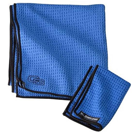 Club Glove Microfiber Caddy Custom Logo Towel Royal Blue