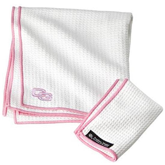 club glove microfiber caddy custom logo towel white pink club glove microfiber caddy custom logo towel white pink
