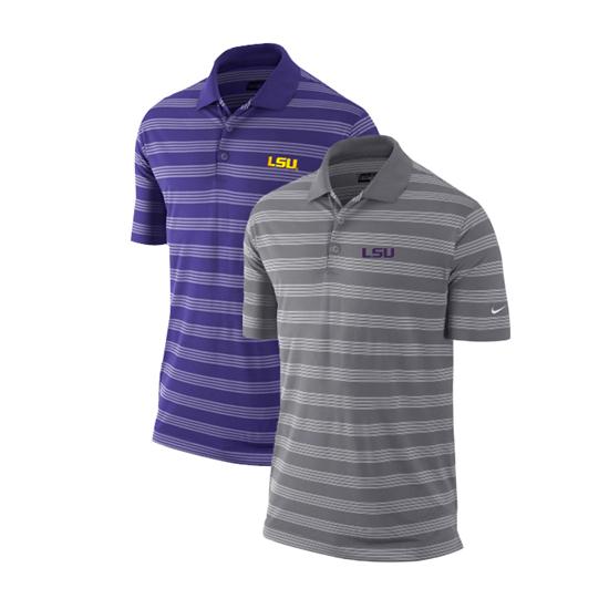 Nike Men's Tech Core Stripe Polo - LSU