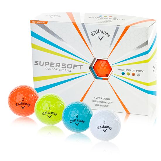 Callaway Golf Supersoft Multi Color Golf Balls 9709