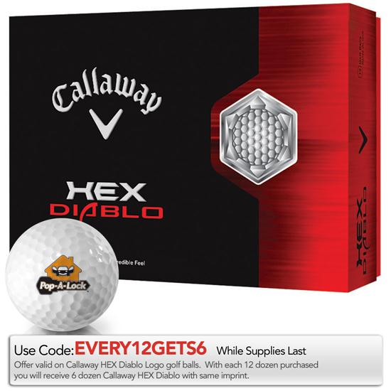 Callaway Golf HEX Diablo Logo Golf Balls