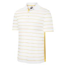 Adidas ClimaCool White Based Striped Polo