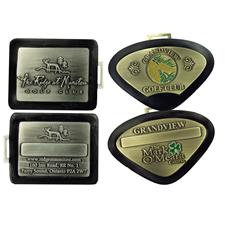 Logo Golf Quiet Metals Bag Tags